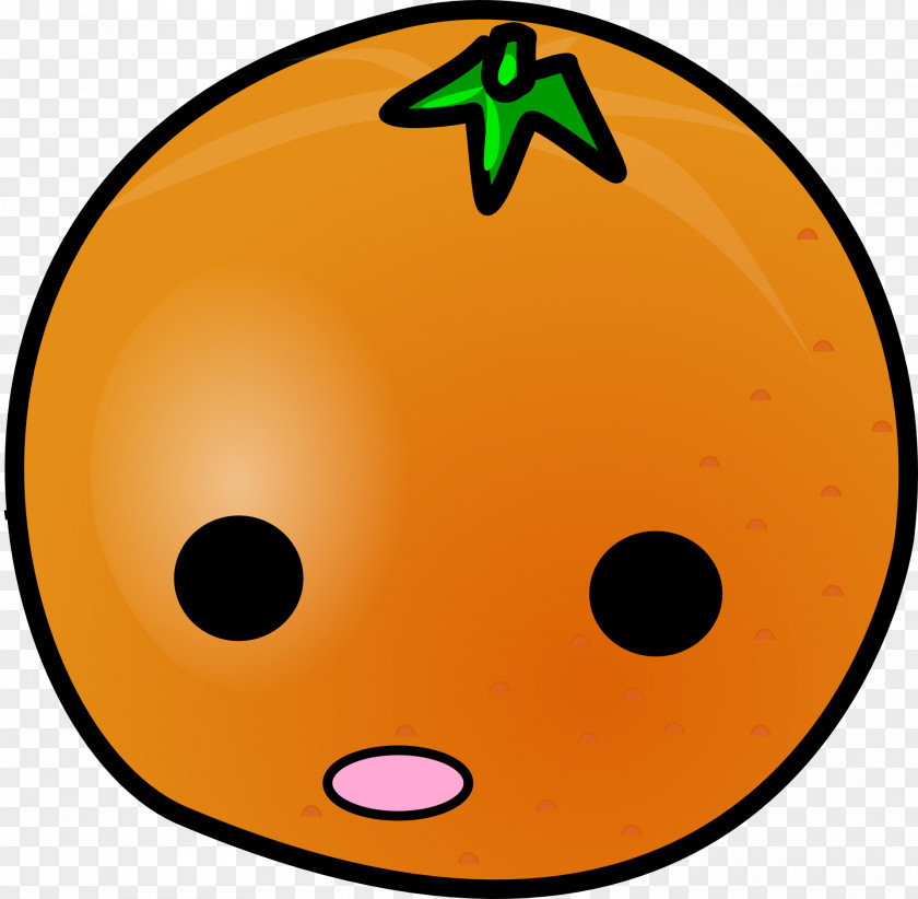 Orange Cartoon Clip Art PNG