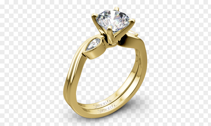 Wedding Ring Body Jewellery Colored Gold Moissanite PNG
