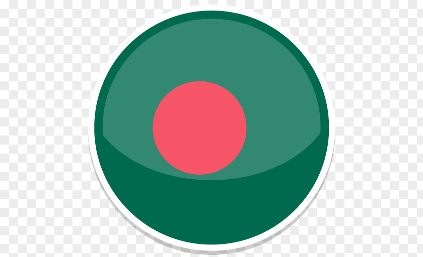 Bangladesh Billiard Ball Green Circle Font PNG