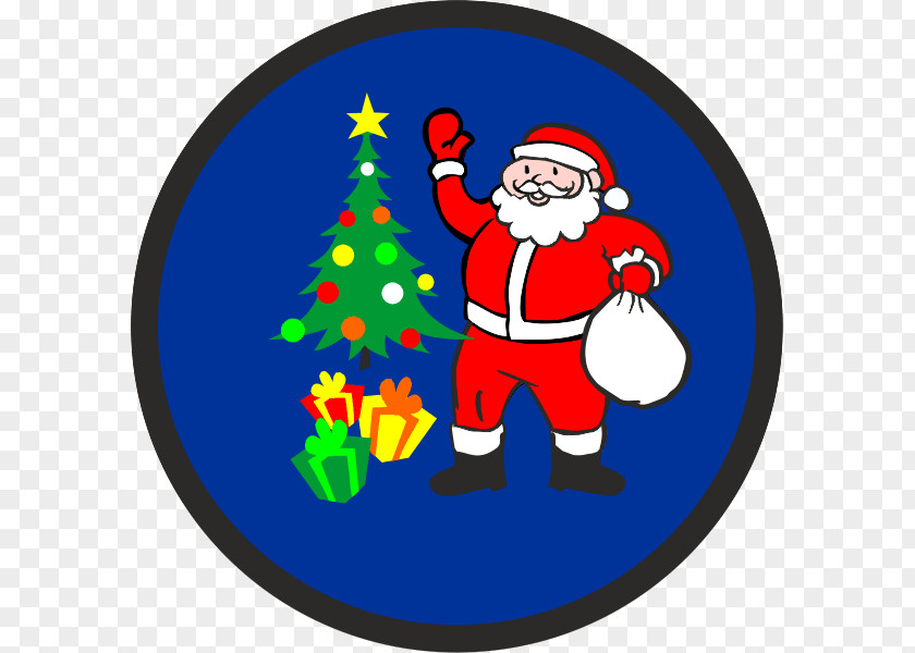 Blank Badge Santa Claus Christmas Ornament Tolley Badges Ltd Tree PNG