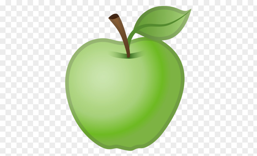 GREEN APPLE Apple Emoji Android Granny Smith Manzana Verde PNG