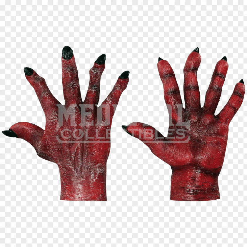 Hand Halloween Costume Glove Mask PNG