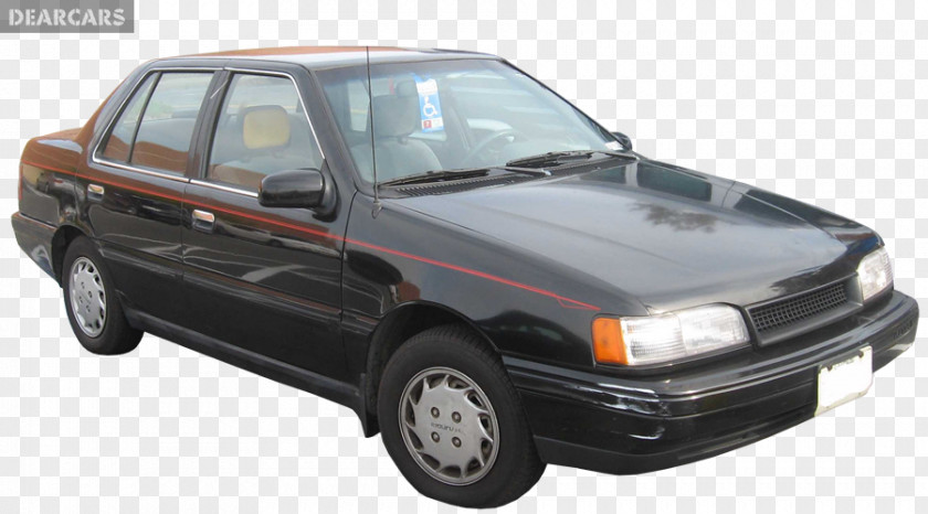 Hyundai 1993 Excel Accent Pony Car PNG