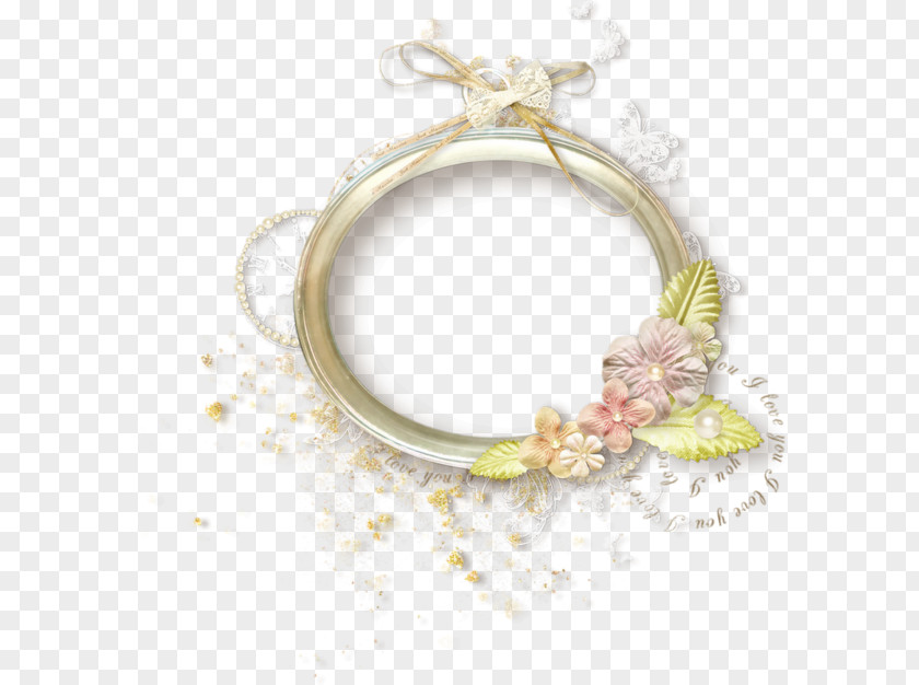 Metal Bracelet Wedding Background Frame PNG