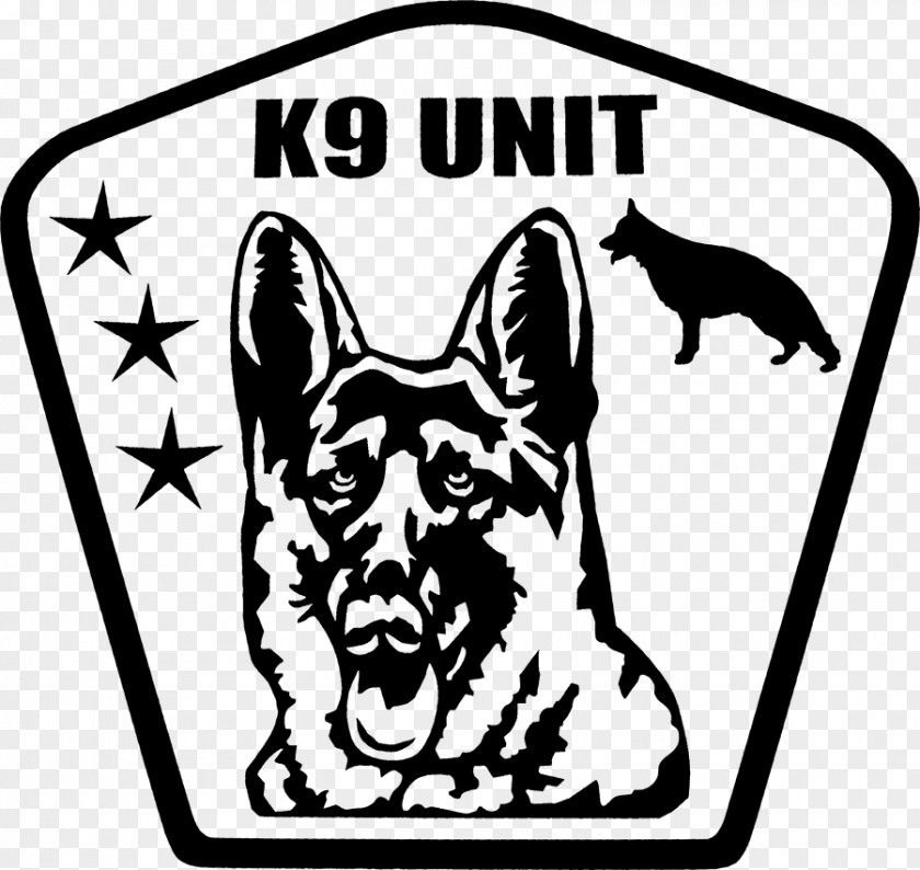 Police Dog Breed Decal Officer PNG