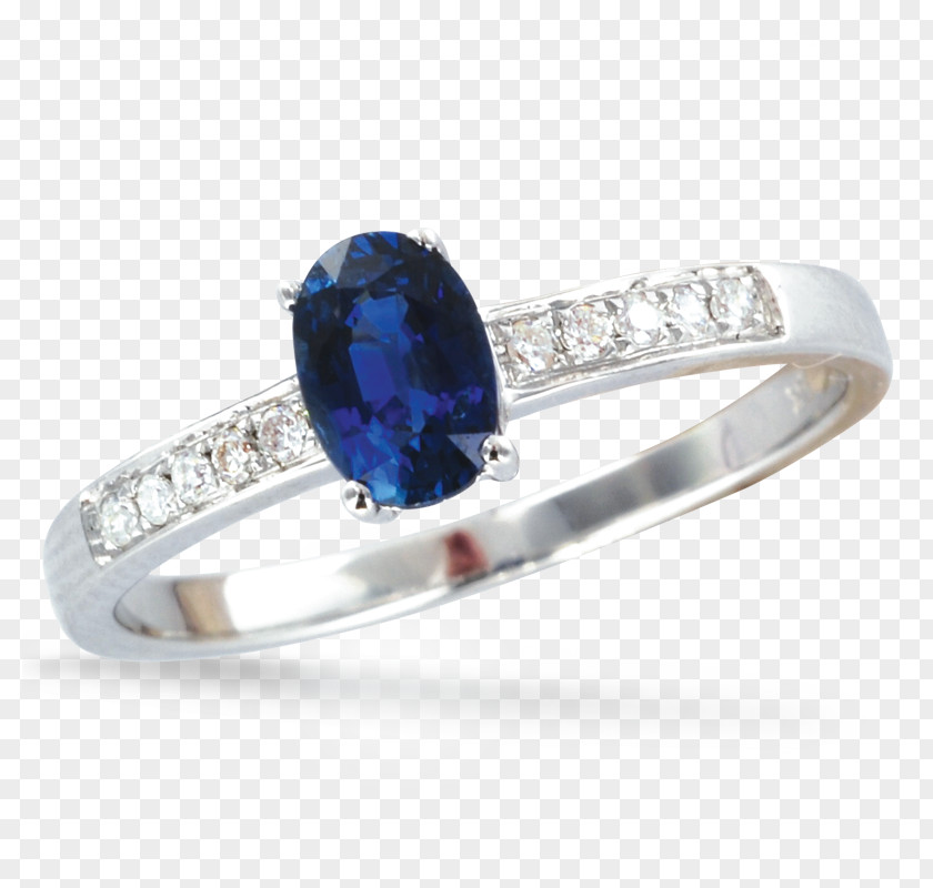 Sapphire Engagement Ring Blue Wedding PNG