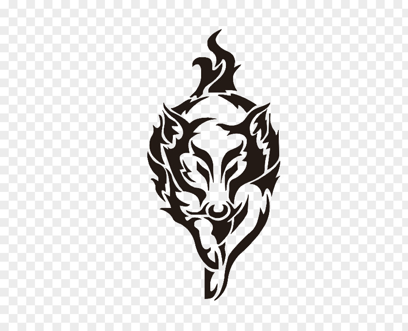 Wolf Car Sticker Decal Fox Racing Hood PNG