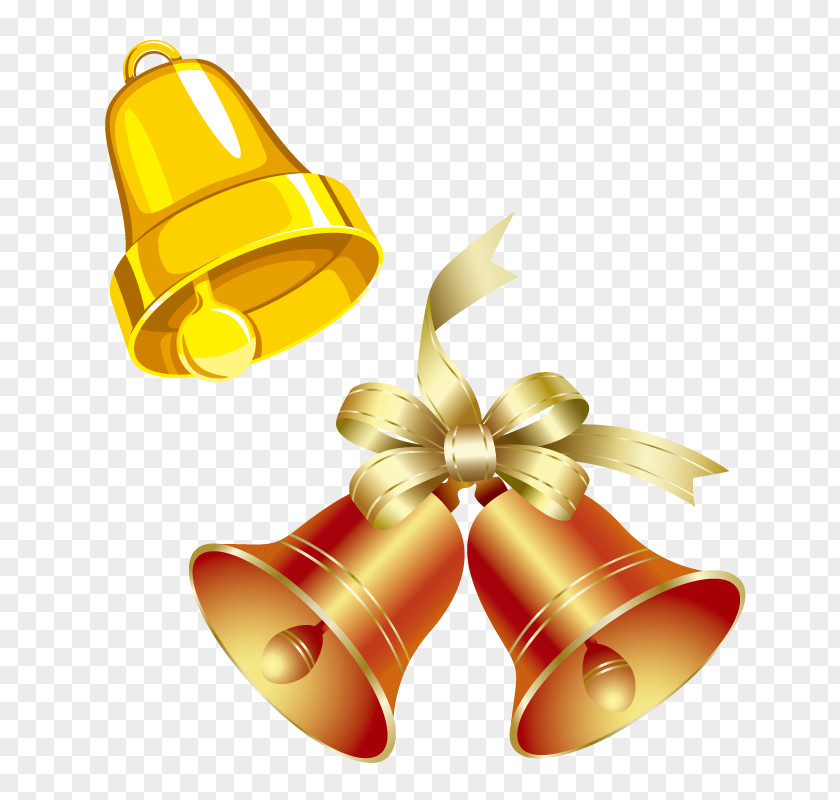 Bell Holiday Christmas Clip Art PNG
