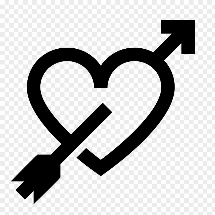 Buckle-free Arrow Heart PNG