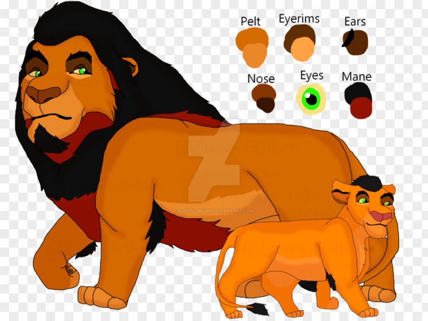 Lion Cat Fauna Clip Art PNG