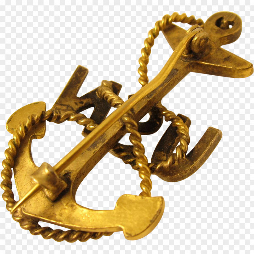 Anchor Material 01504 Metal Body Jewellery PNG