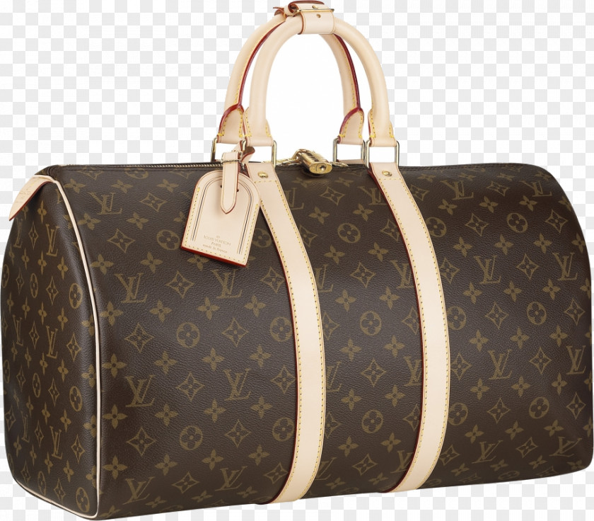 Bag Louis Vuitton Monogram Handbag Leather PNG