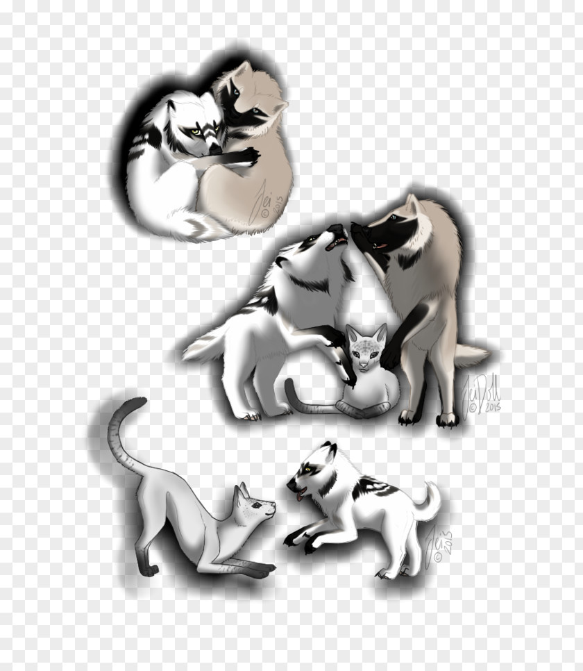 Dog Cat Silver Mammal Cartoon PNG