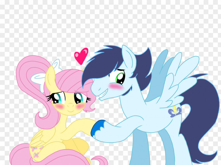 Love At First Sight Fluttershy Horse Pony Cartoon PNG
