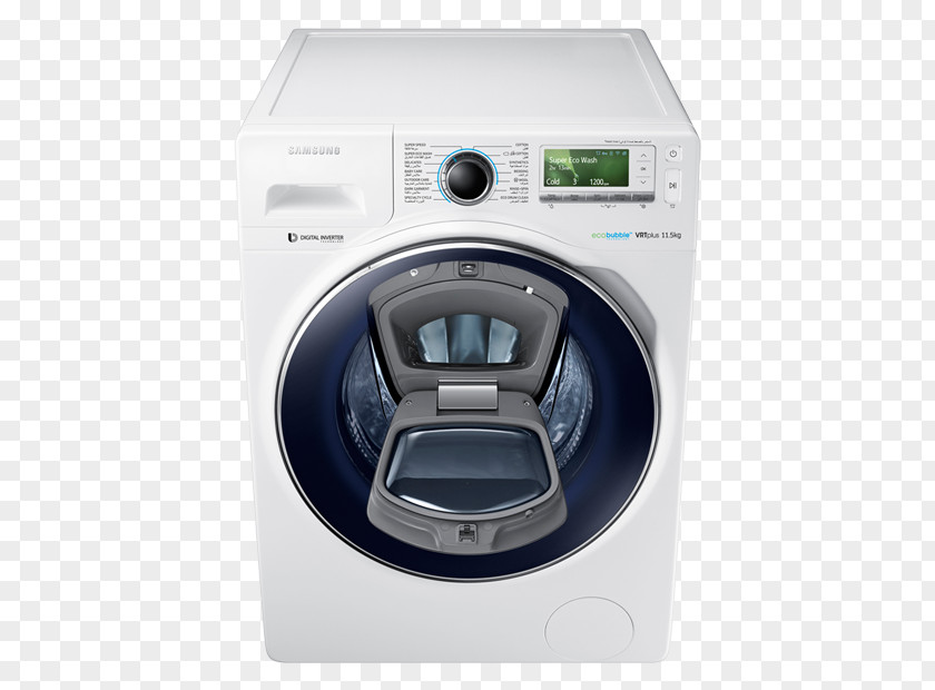 Samsung Washing Machines WW12K8412OX Home Appliance PNG