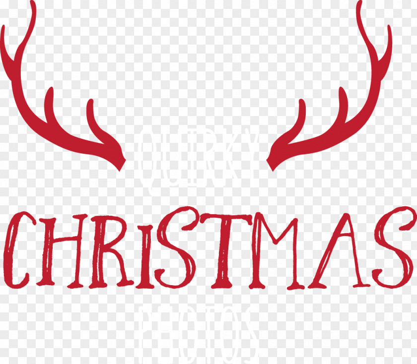 Santa Claus Christmas Deer 1970s Logo PNG