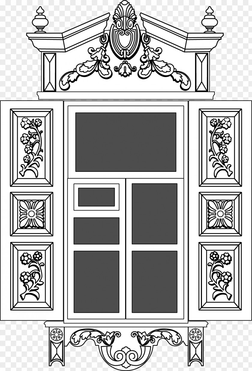 Vector Door Window Clip Art PNG