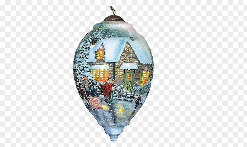 Artist Christmas Ornament Painting PNG