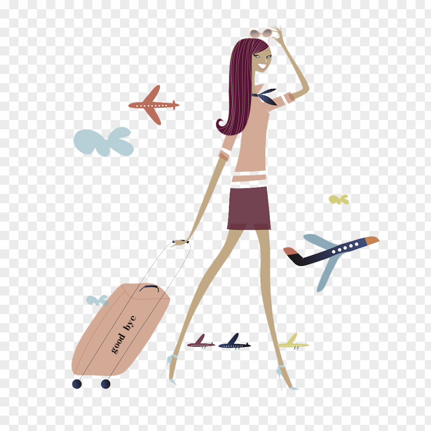 Fashion Illustration Goodbye Getty Images Travel Stock PNG