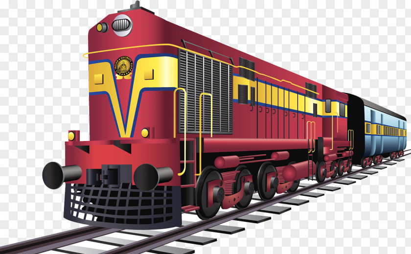 Retro Steam Train Rail Transport Indian Railways Budget Ministry Of PNG