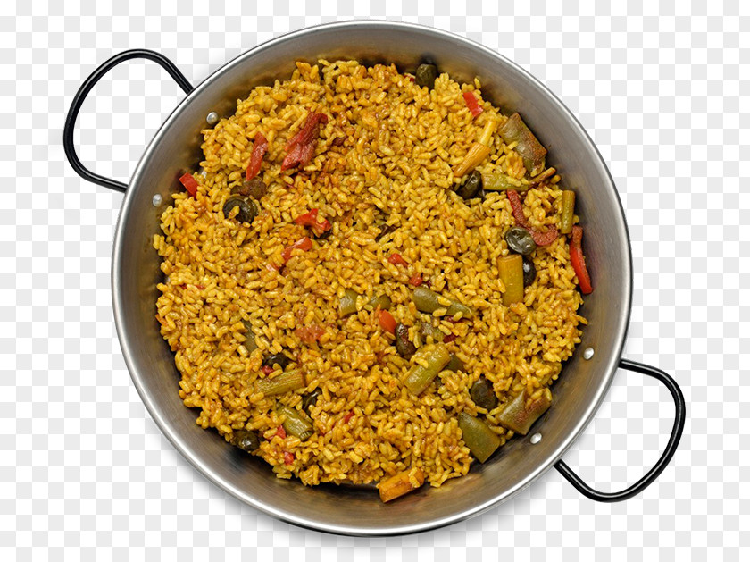 Rice Arroz Con Pollo Paella Pilaf Mediterranean Cuisine Vegetarian PNG