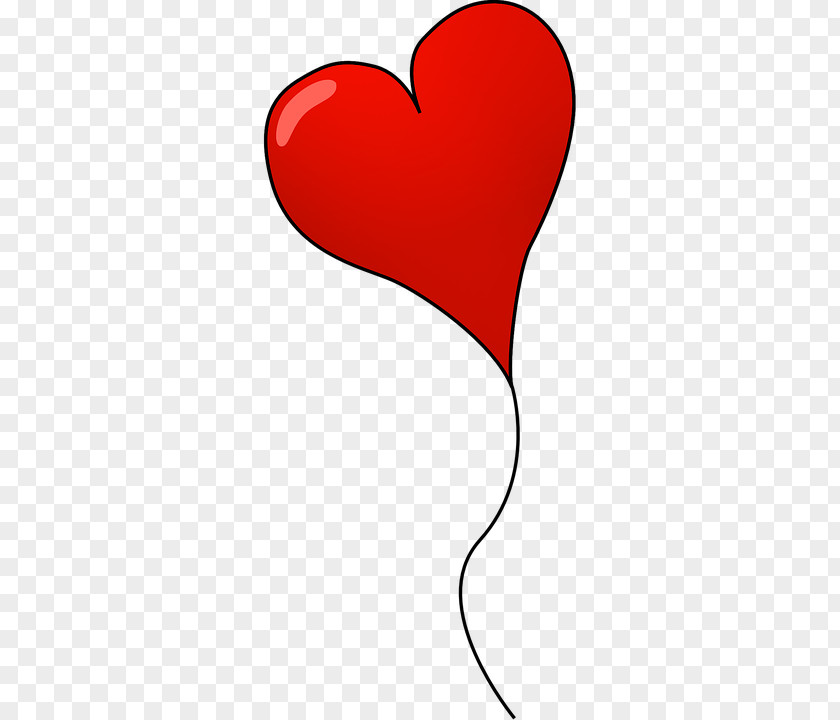 Balloon Heart Clip Art PNG