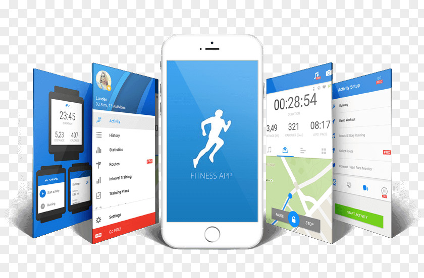 Fitness App Smartphone Feature Phone Mobile Development PNG