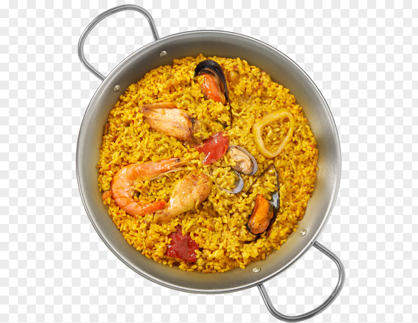 Rice Paella Arroz Con Pollo Pilaf Squid As Food Recipe PNG
