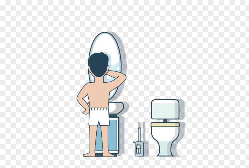 Wash In The Toilet Illustration PNG