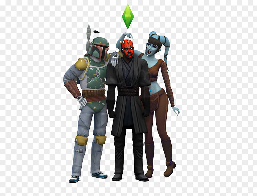 Youtube The Sims 4 Boba Fett YouTube Darth Maul Aayla Secura PNG