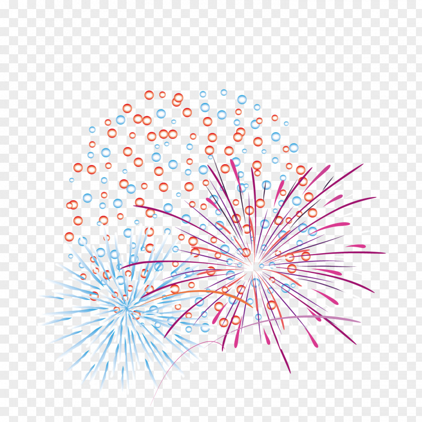 All Kinds Of Fireworks PNG