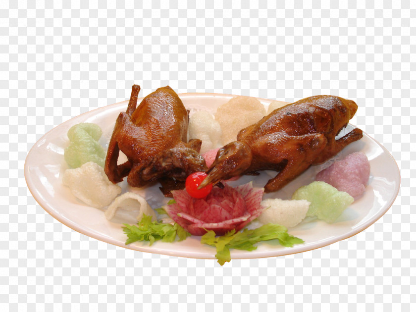 Crispy Fried Pigeon Squab Columbidae Meat Cocido Asian Cuisine PNG