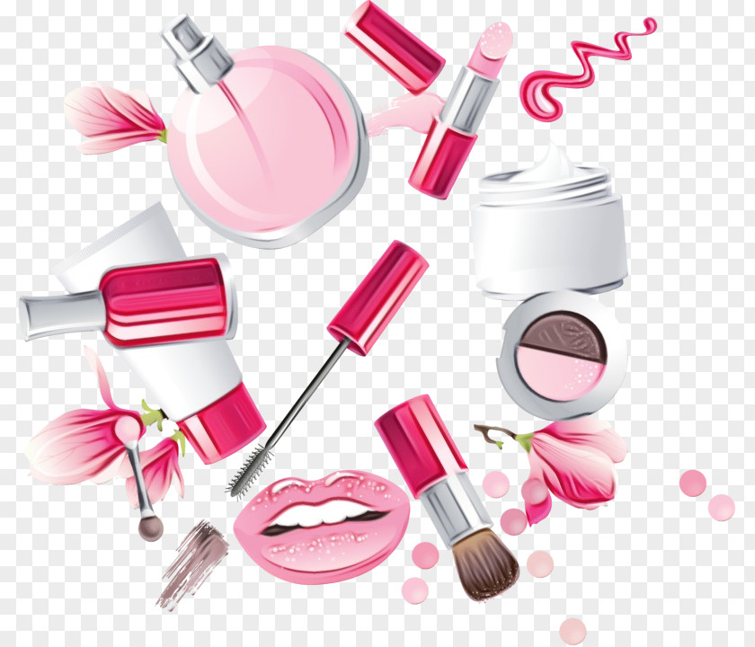 Makeup Brushes Eyelash Watercolor Creativity PNG