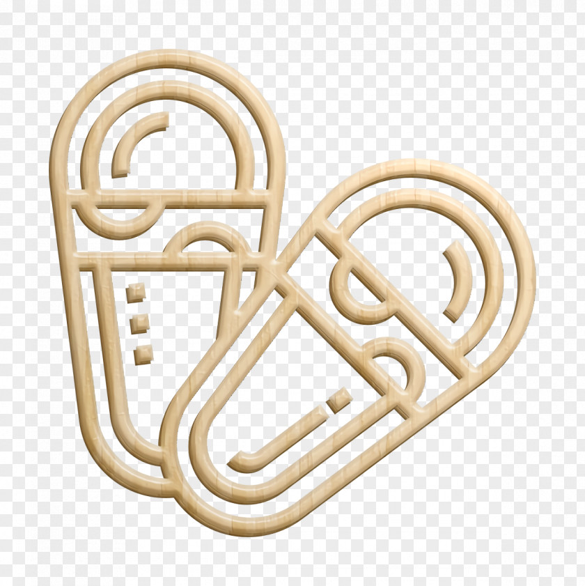 Spa Element Icon Sandals Slipper PNG