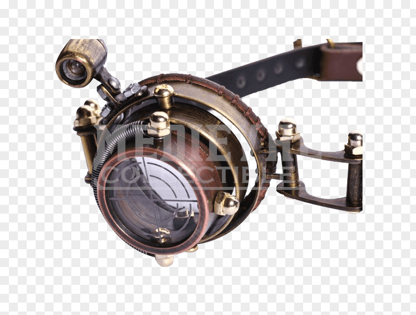 Steampunk Goggles Brass Sunglasses PNG