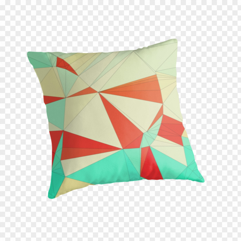 Fly A Kite Throw Pillows Cushion Turquoise Teal PNG