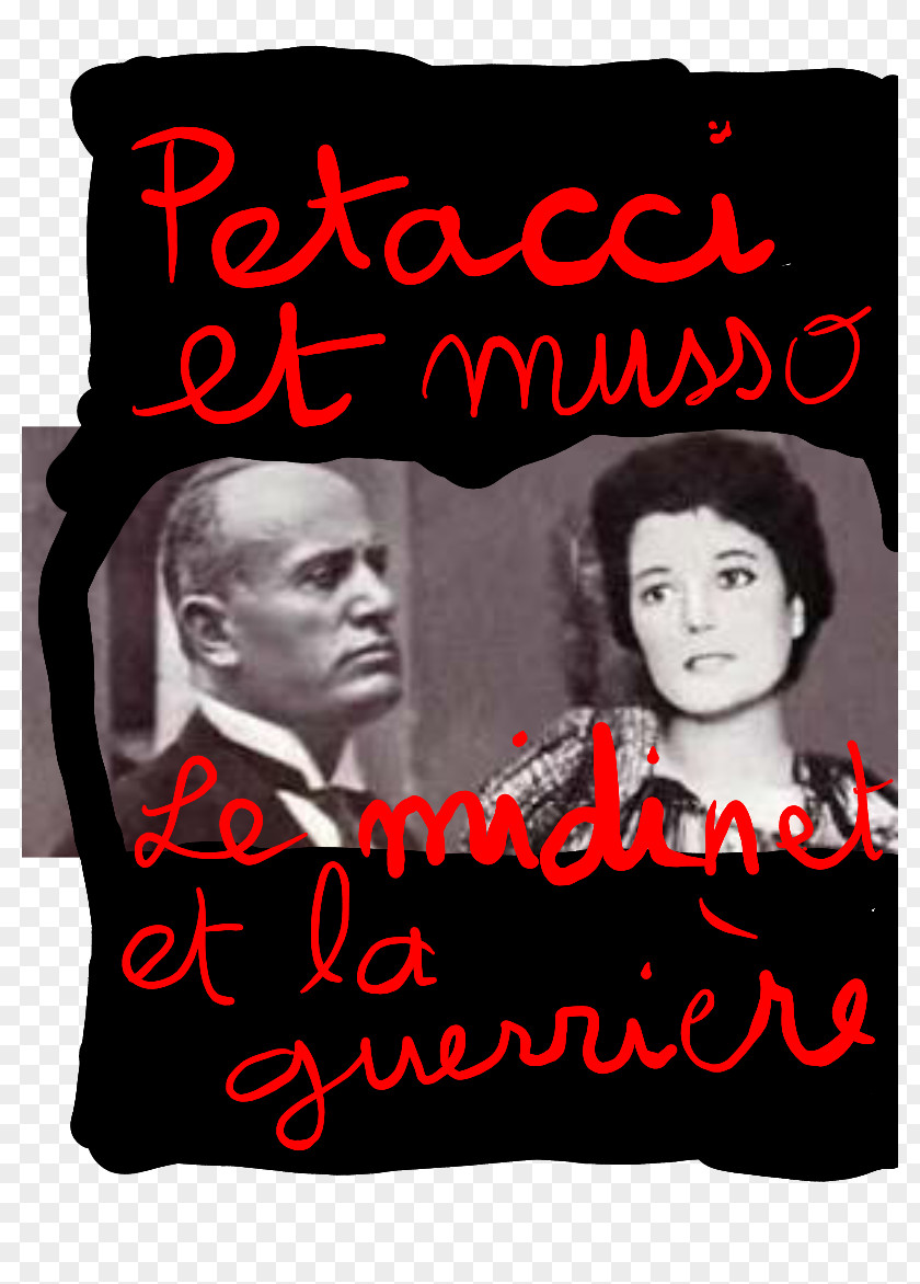 Mussolini Clara Petacci Textile Cushion Font PNG