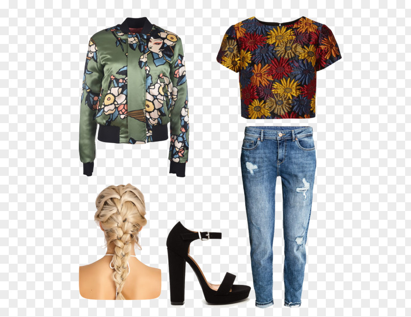 T Shirt And Jeans Clothing T-shirt Blouse Chanel PNG