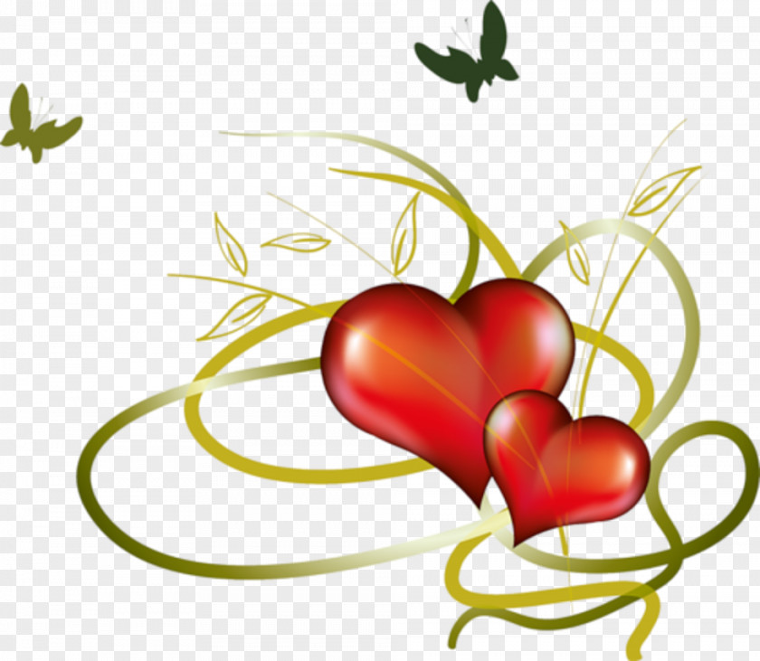 Valentine's Day Love Heart Clip Art PNG