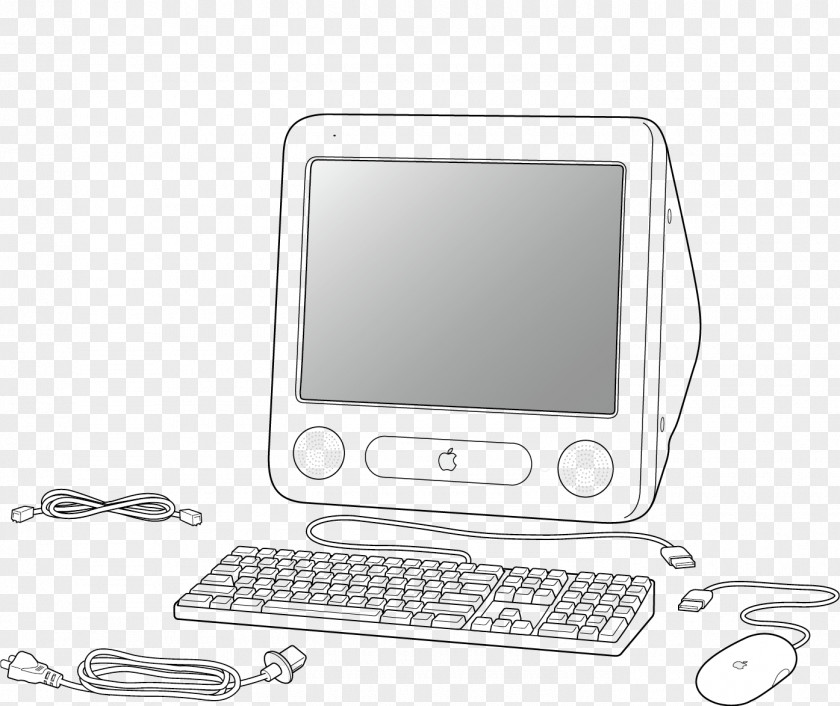 Vintage Vector Computer Euclidean File PNG