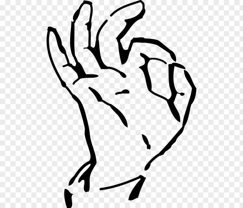 American Sign Language OK Clip Art PNG