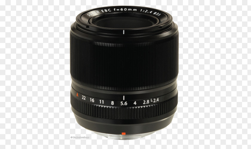 Camera Lens Fujinon XF 60mm F/2.4 R Macro Fujifilm X-mount PNG