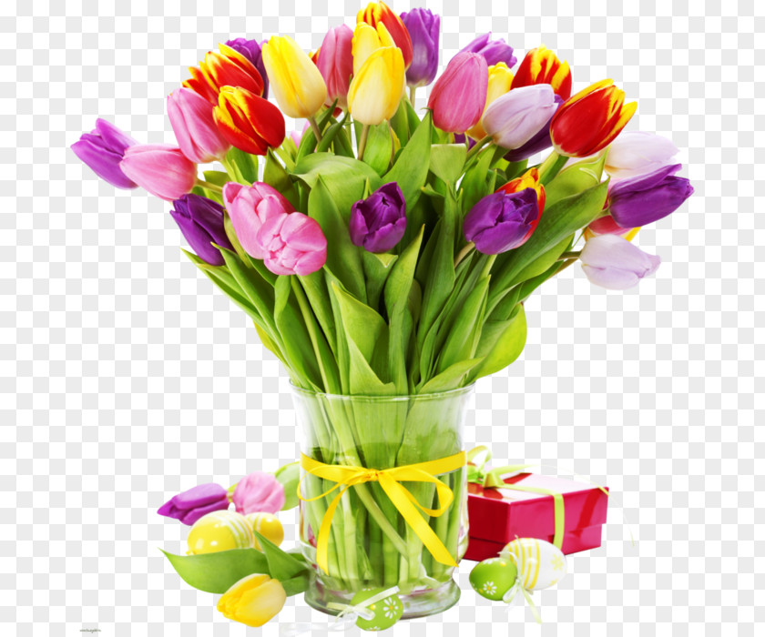 Celebration Easter'day Flower Bouquet Cut Flowers Stock Photography Tulip PNG