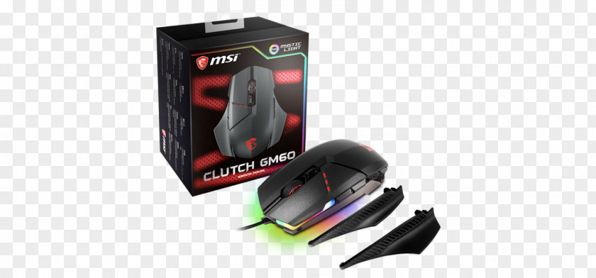 Computer Mouse Clutch GM70 GAMING MSI CLUTCH GM60 Gaming Micro-Star International PNG