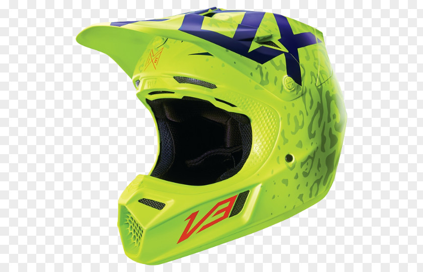 Motocross Ryan Dungey Motorcycle Helmets Fox Racing 2017 V3 CREO Helmet PNG