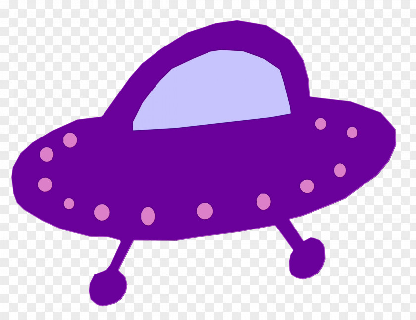 Purple Violet Ufo Cartoon PNG