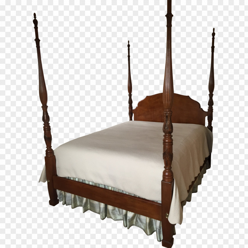 Vintage Poster Bed Frame Furniture Mattress Four-poster PNG