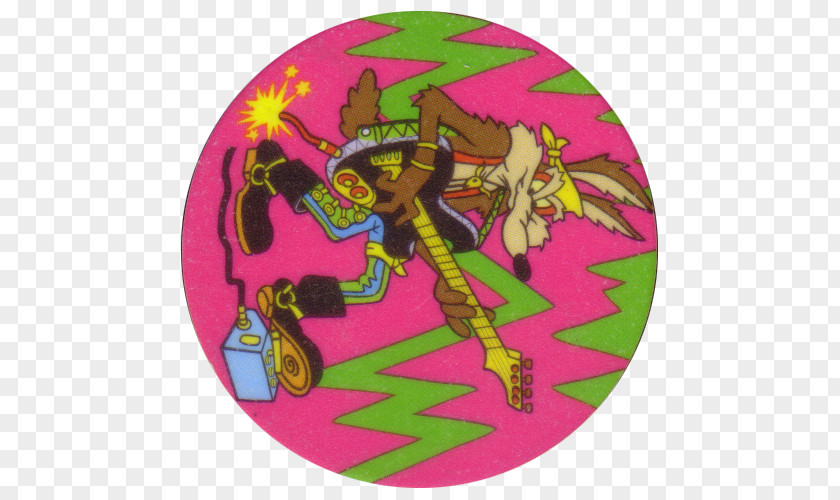 Wile Coyote Pink M Character Fiction Tazos PNG