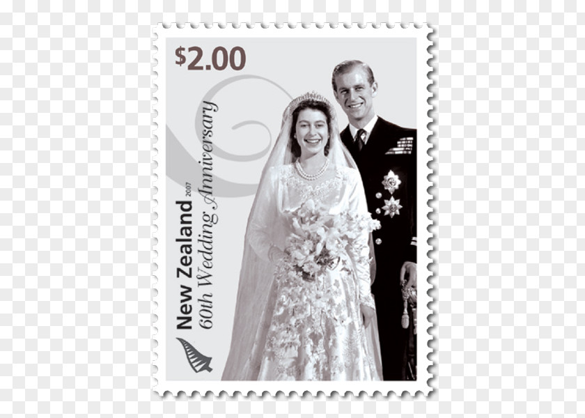 Anne Queen Of Great Britain Postage Stamps TEV Wahine Marriage New Zealand Commemorative Stamp PNG