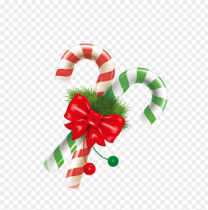 Christmas Candy Cane Lollipop PNG
